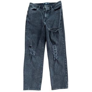 Hollister Ultra High‑Rise Vintage Straight Jeans - Size 11R, Black